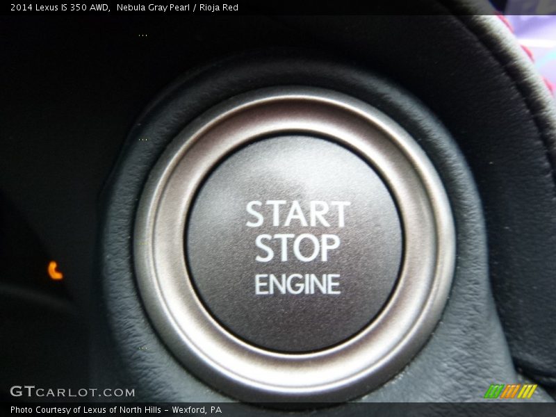 Nebula Gray Pearl / Rioja Red 2014 Lexus IS 350 AWD