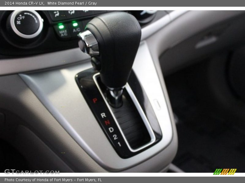White Diamond Pearl / Gray 2014 Honda CR-V LX