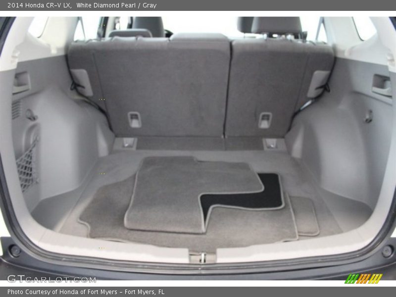 White Diamond Pearl / Gray 2014 Honda CR-V LX