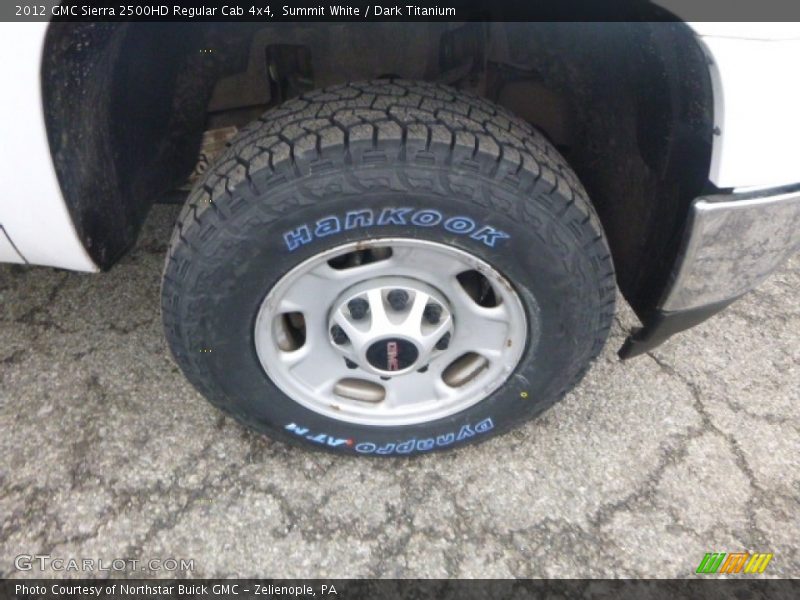 Summit White / Dark Titanium 2012 GMC Sierra 2500HD Regular Cab 4x4