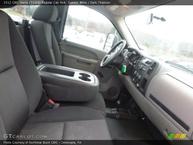 Summit White / Dark Titanium 2012 GMC Sierra 2500HD Regular Cab 4x4