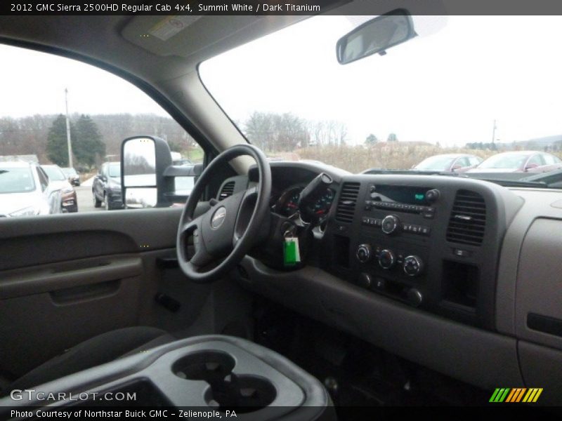 Summit White / Dark Titanium 2012 GMC Sierra 2500HD Regular Cab 4x4
