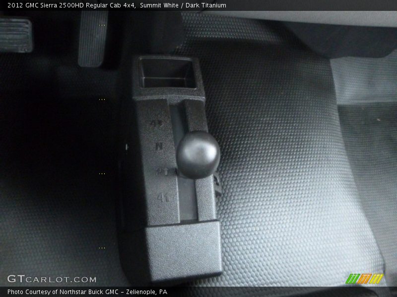 Summit White / Dark Titanium 2012 GMC Sierra 2500HD Regular Cab 4x4