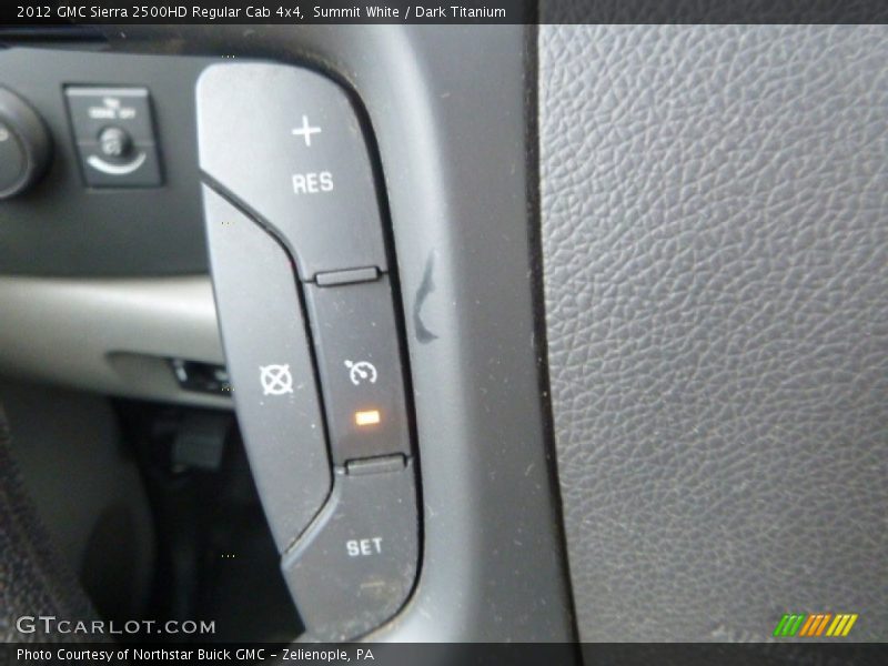 Summit White / Dark Titanium 2012 GMC Sierra 2500HD Regular Cab 4x4