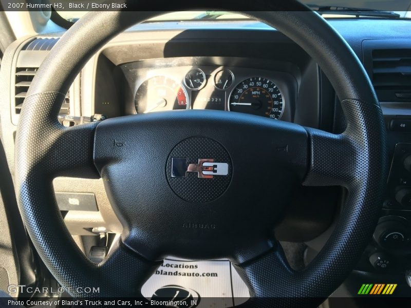 Black / Ebony Black 2007 Hummer H3