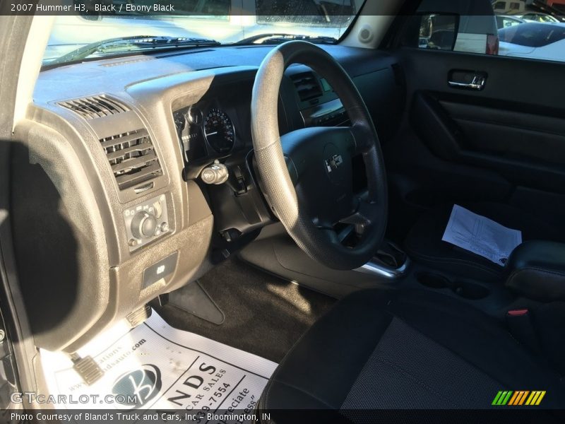 Black / Ebony Black 2007 Hummer H3