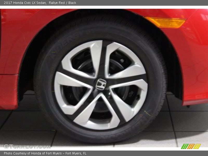Rallye Red / Black 2017 Honda Civic LX Sedan