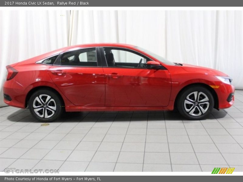 Rallye Red / Black 2017 Honda Civic LX Sedan