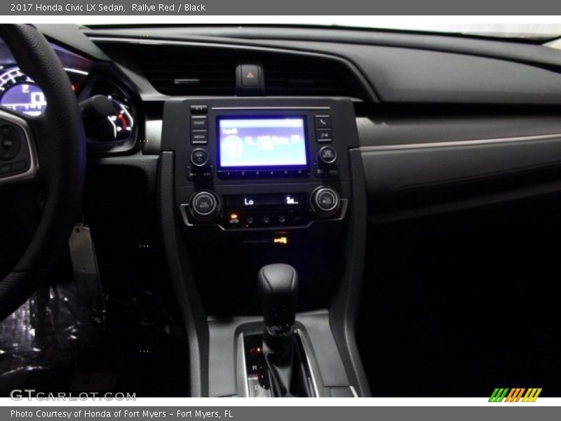 Rallye Red / Black 2017 Honda Civic LX Sedan