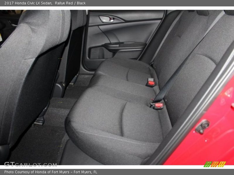 Rallye Red / Black 2017 Honda Civic LX Sedan
