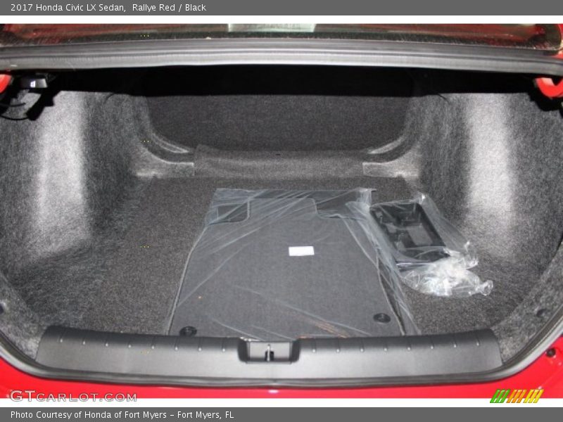 Rallye Red / Black 2017 Honda Civic LX Sedan