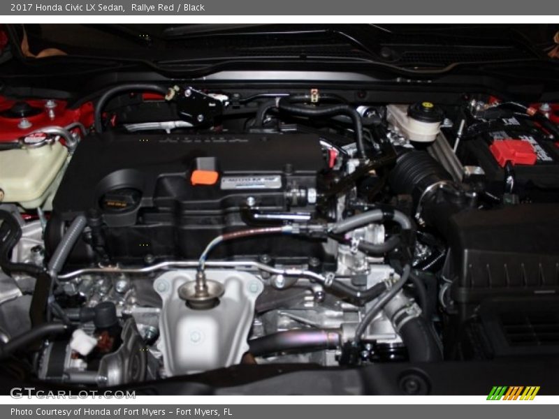 Rallye Red / Black 2017 Honda Civic LX Sedan