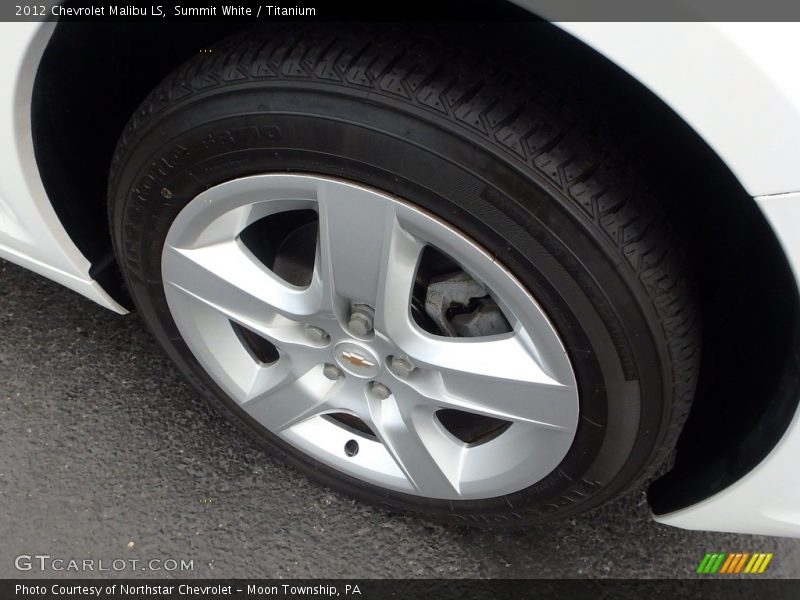 Summit White / Titanium 2012 Chevrolet Malibu LS