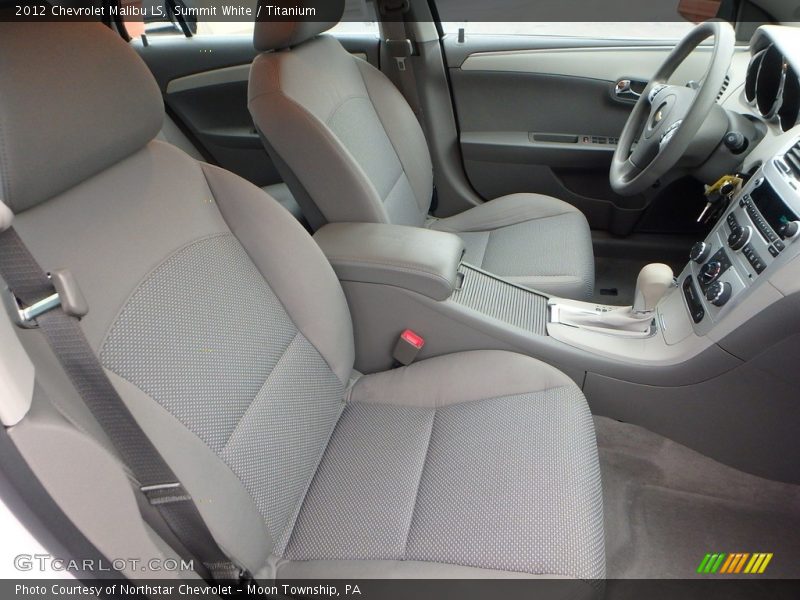 Summit White / Titanium 2012 Chevrolet Malibu LS