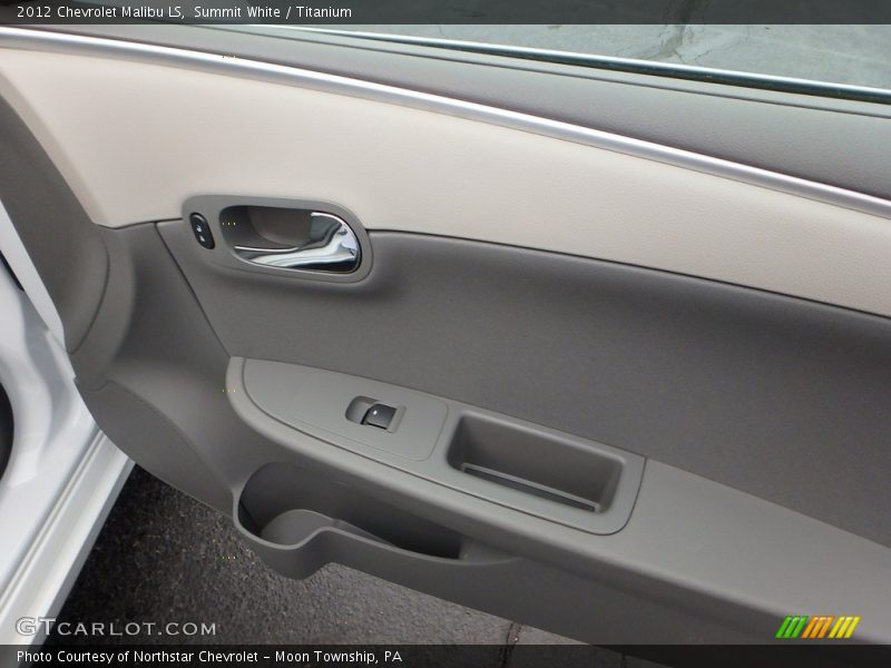 Summit White / Titanium 2012 Chevrolet Malibu LS