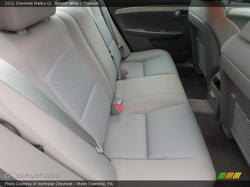 Summit White / Titanium 2012 Chevrolet Malibu LS
