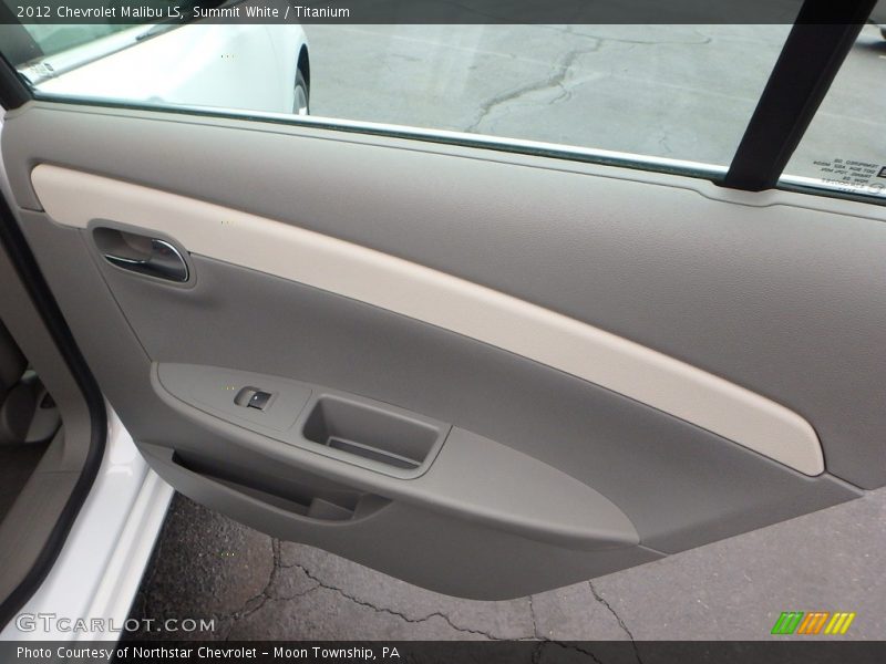 Summit White / Titanium 2012 Chevrolet Malibu LS