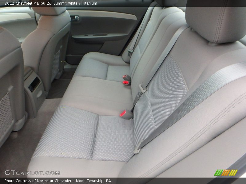 Summit White / Titanium 2012 Chevrolet Malibu LS
