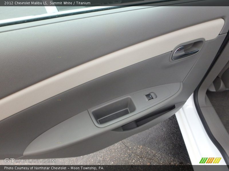 Summit White / Titanium 2012 Chevrolet Malibu LS