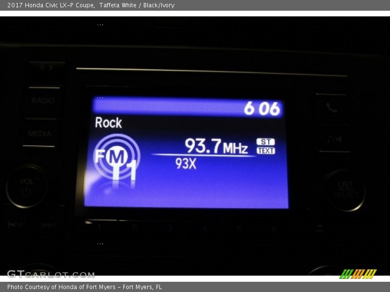 Taffeta White / Black/Ivory 2017 Honda Civic LX-P Coupe