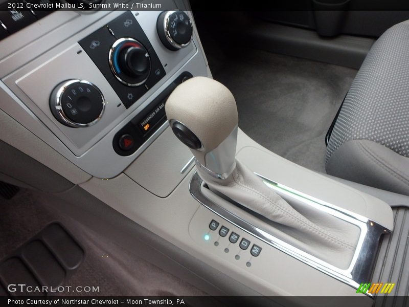 Summit White / Titanium 2012 Chevrolet Malibu LS