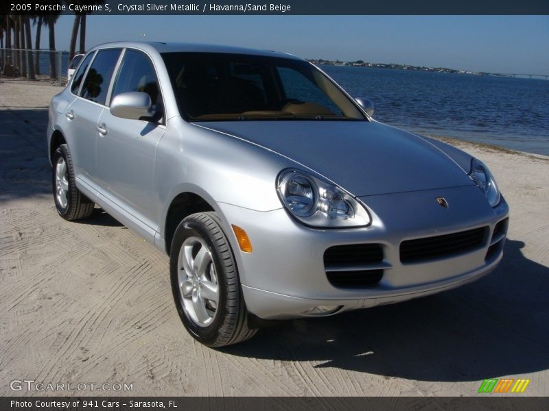 Crystal Silver Metallic / Havanna/Sand Beige 2005 Porsche Cayenne S