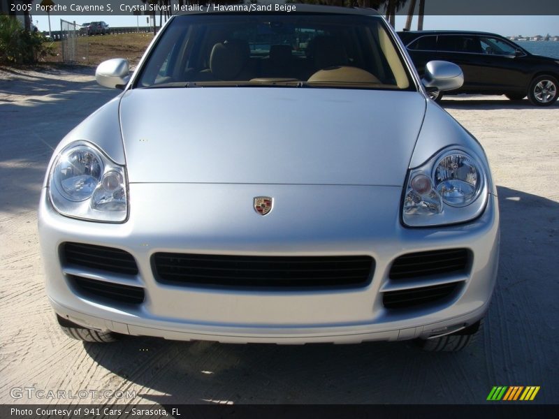 Crystal Silver Metallic / Havanna/Sand Beige 2005 Porsche Cayenne S