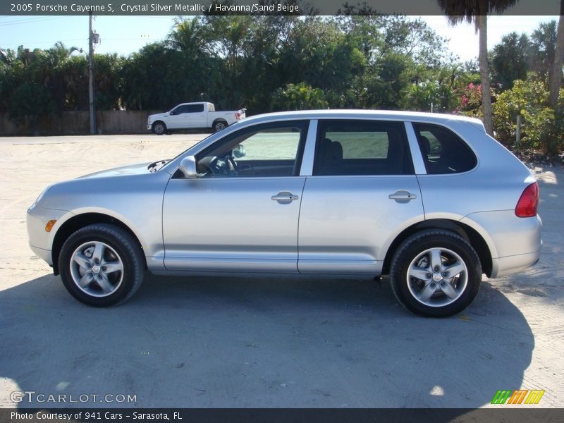 Crystal Silver Metallic / Havanna/Sand Beige 2005 Porsche Cayenne S