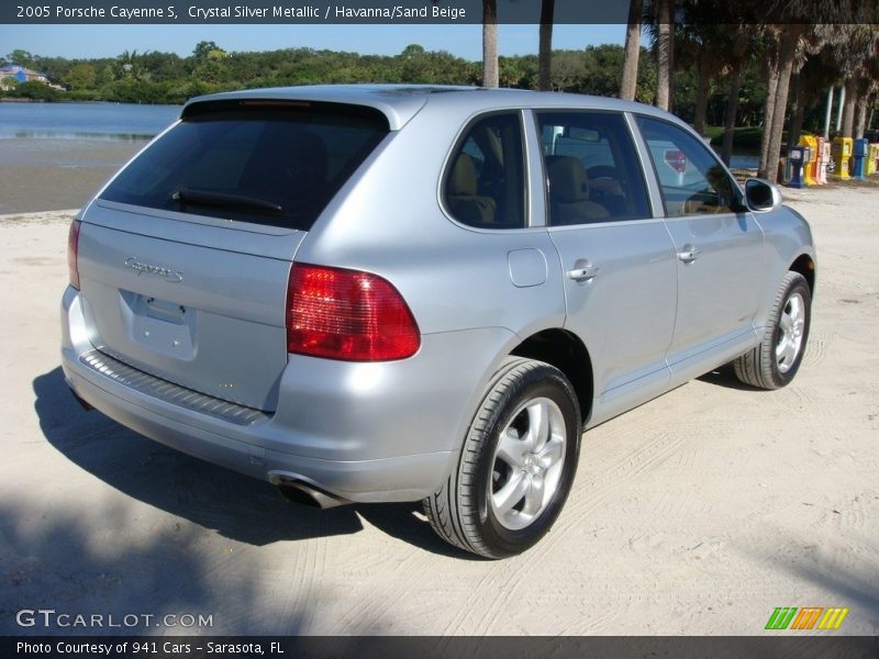 Crystal Silver Metallic / Havanna/Sand Beige 2005 Porsche Cayenne S