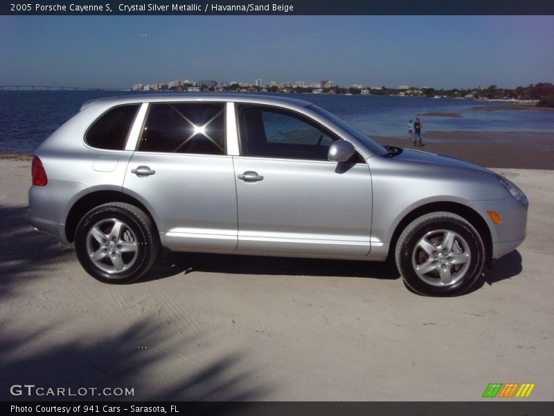 Crystal Silver Metallic / Havanna/Sand Beige 2005 Porsche Cayenne S