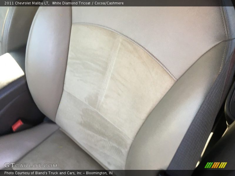 White Diamond Tricoat / Cocoa/Cashmere 2011 Chevrolet Malibu LT