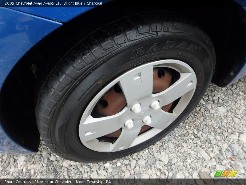 Bright Blue / Charcoal 2009 Chevrolet Aveo Aveo5 LT