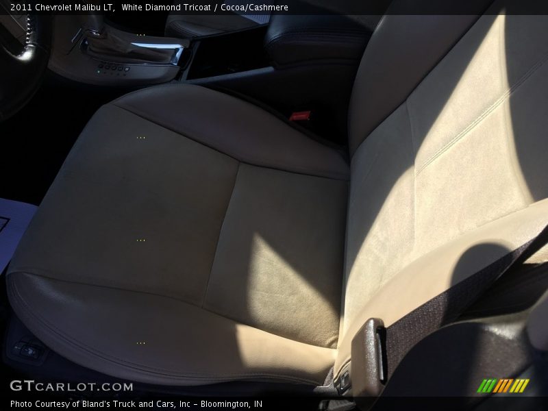White Diamond Tricoat / Cocoa/Cashmere 2011 Chevrolet Malibu LT