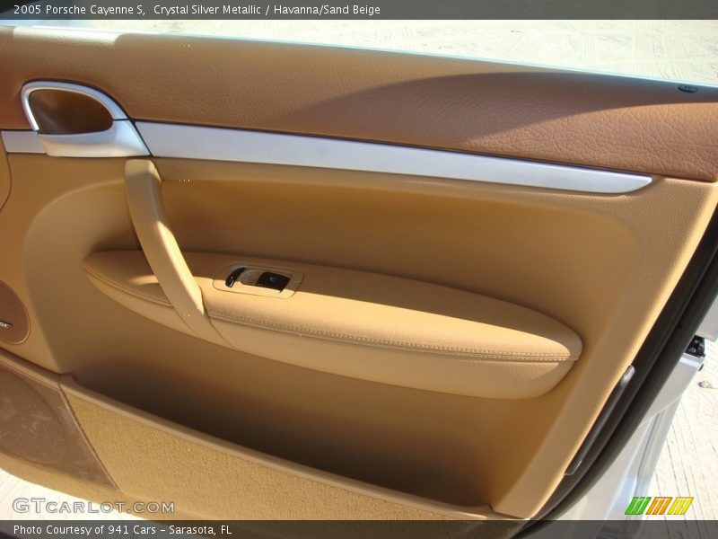 Crystal Silver Metallic / Havanna/Sand Beige 2005 Porsche Cayenne S