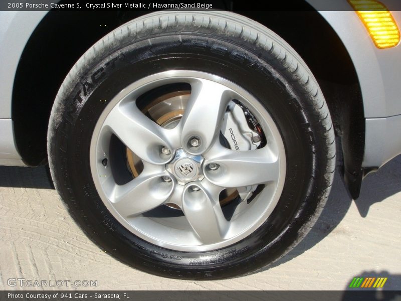 Crystal Silver Metallic / Havanna/Sand Beige 2005 Porsche Cayenne S