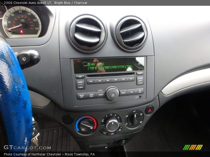 Bright Blue / Charcoal 2009 Chevrolet Aveo Aveo5 LT