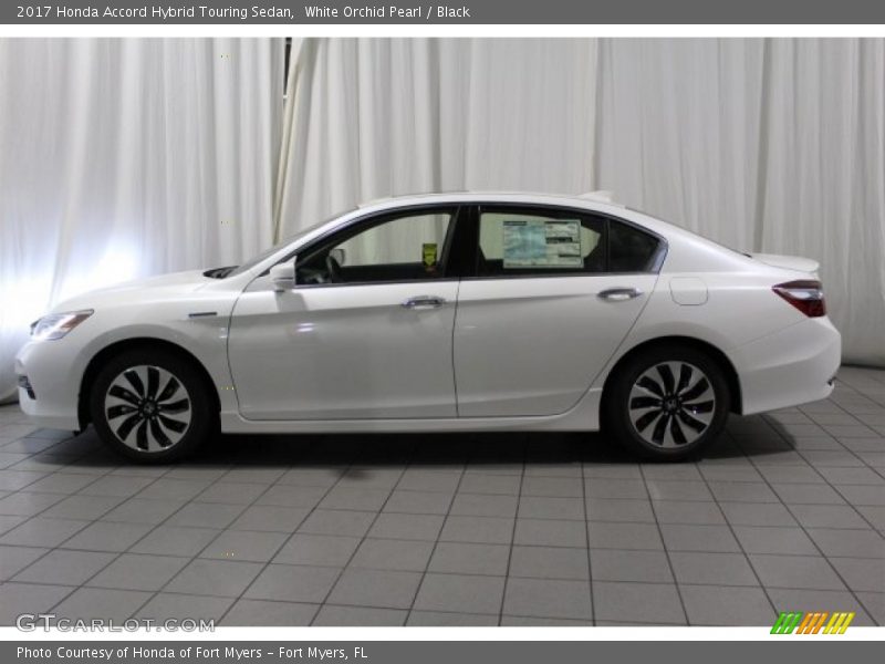 White Orchid Pearl / Black 2017 Honda Accord Hybrid Touring Sedan