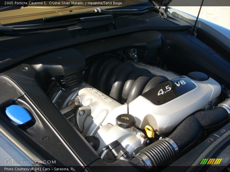 Crystal Silver Metallic / Havanna/Sand Beige 2005 Porsche Cayenne S