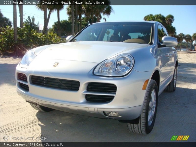 Crystal Silver Metallic / Havanna/Sand Beige 2005 Porsche Cayenne S
