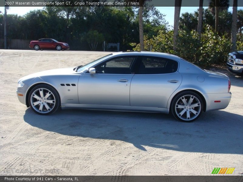 Grigio Touring Metallic (Silver) / Nero 2007 Maserati Quattroporte Sport GT