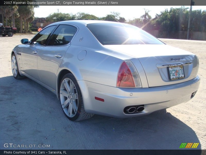 Grigio Touring Metallic (Silver) / Nero 2007 Maserati Quattroporte Sport GT