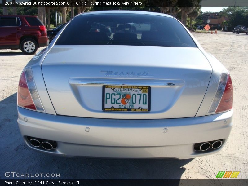 Grigio Touring Metallic (Silver) / Nero 2007 Maserati Quattroporte Sport GT