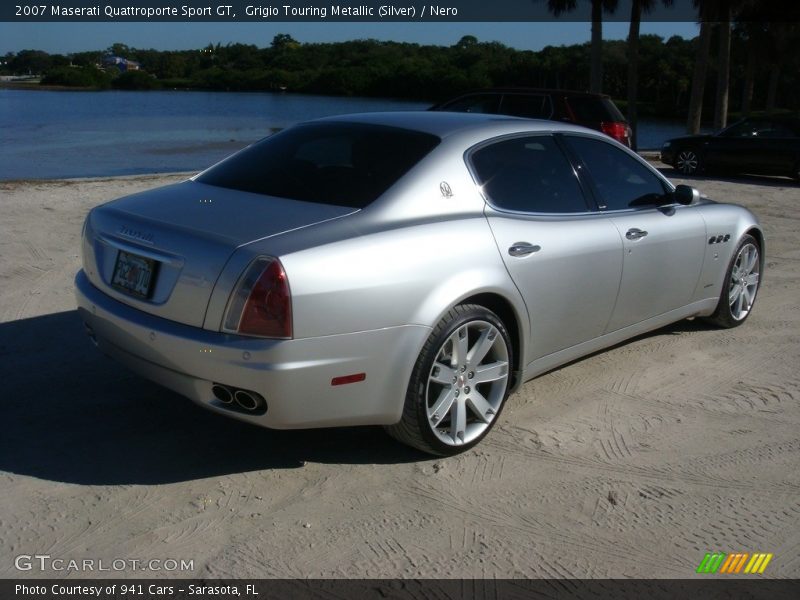 Grigio Touring Metallic (Silver) / Nero 2007 Maserati Quattroporte Sport GT