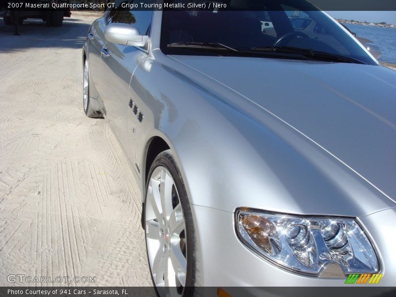 Grigio Touring Metallic (Silver) / Nero 2007 Maserati Quattroporte Sport GT