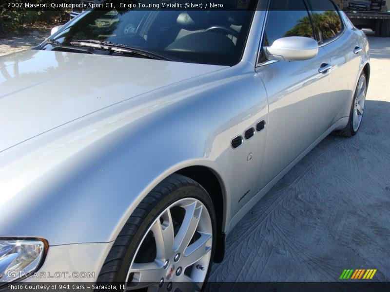 Grigio Touring Metallic (Silver) / Nero 2007 Maserati Quattroporte Sport GT