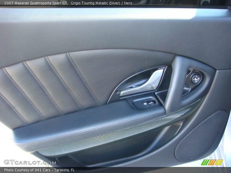 Grigio Touring Metallic (Silver) / Nero 2007 Maserati Quattroporte Sport GT