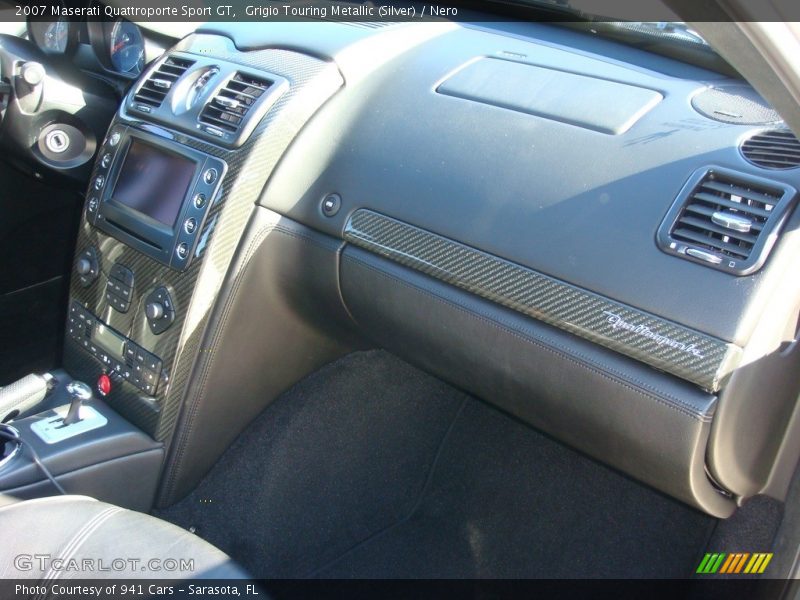 Grigio Touring Metallic (Silver) / Nero 2007 Maserati Quattroporte Sport GT