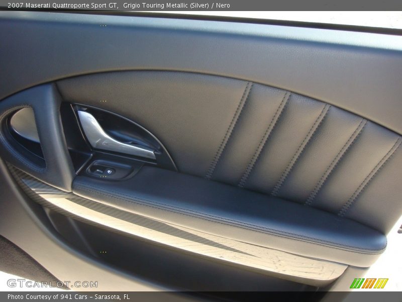 Grigio Touring Metallic (Silver) / Nero 2007 Maserati Quattroporte Sport GT