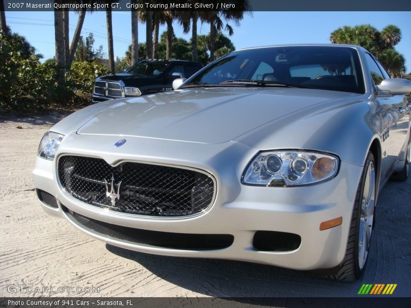 Grigio Touring Metallic (Silver) / Nero 2007 Maserati Quattroporte Sport GT