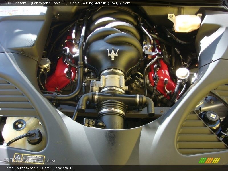 Grigio Touring Metallic (Silver) / Nero 2007 Maserati Quattroporte Sport GT